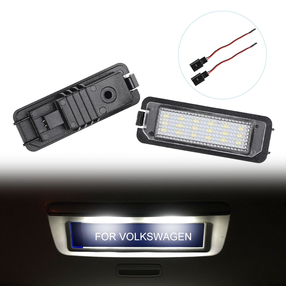 LED ȣ ̼   ȣ , VW  5 6 7 ĻƮ B6 CC B7  Ʋ ڵ ׼, 12V, 2 